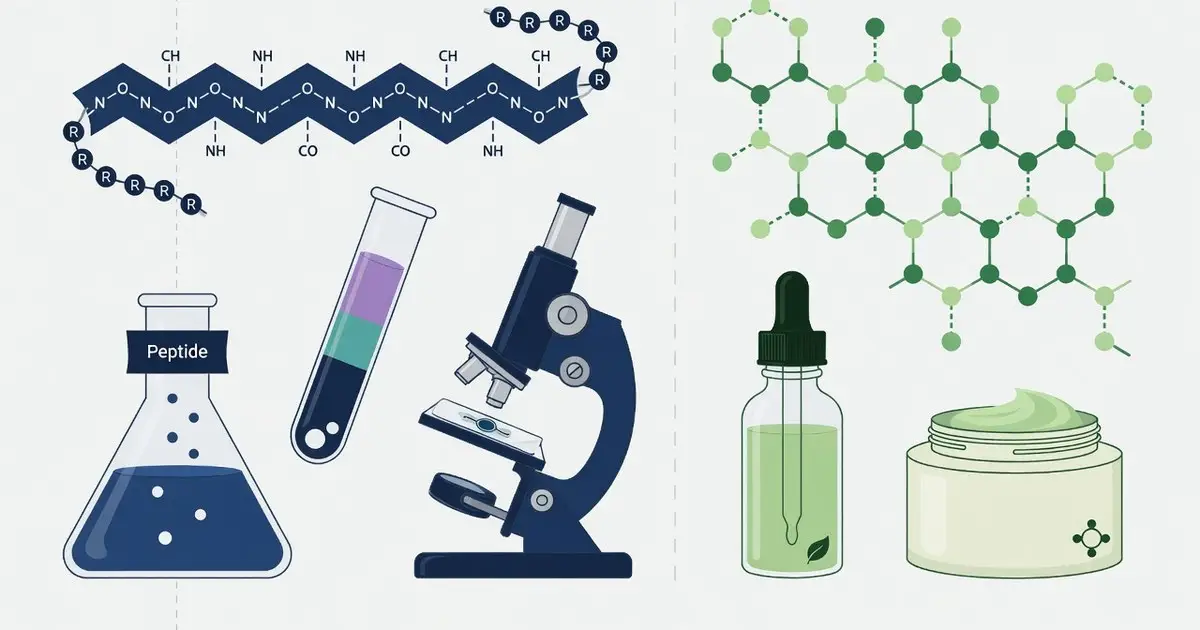 research peptides cosmetic peptides — Research Peptides vs Cosmetic Peptides: Lab Basics